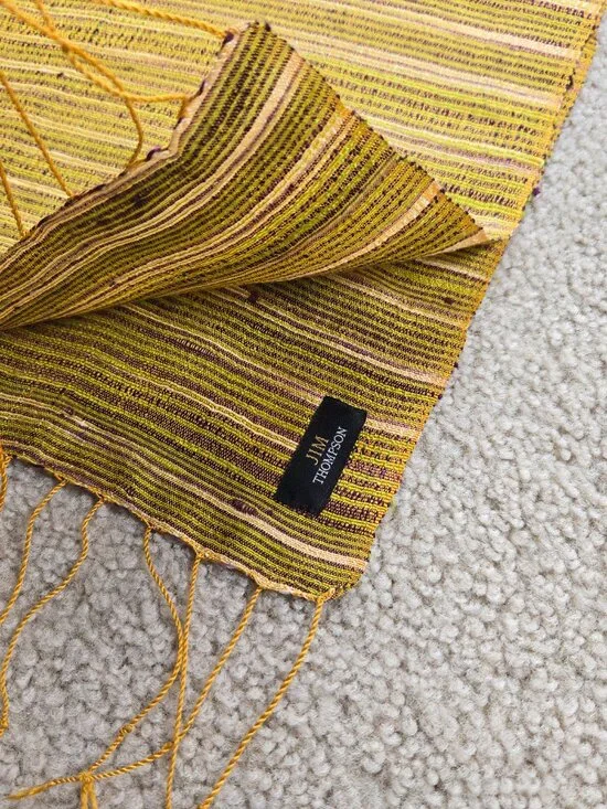Jim Thompson Silk Woven Scarf Oblong - Picture 10 of 12